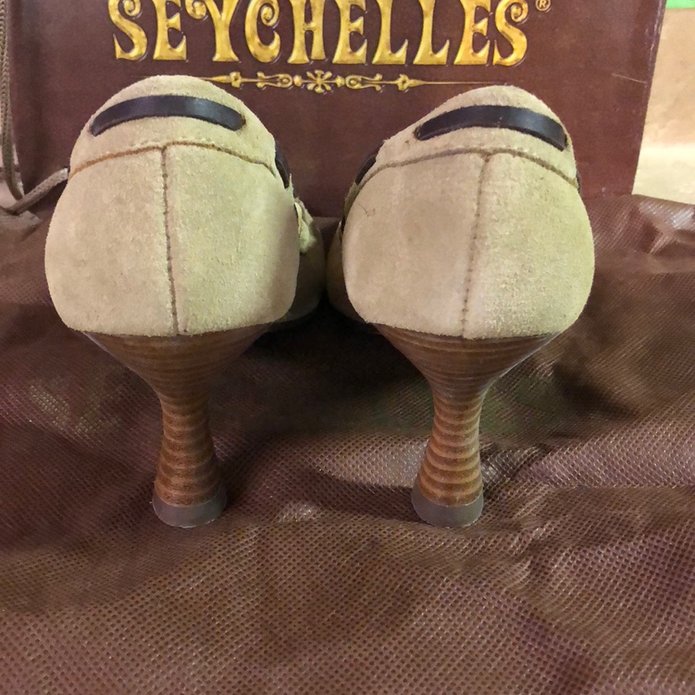 Seychelles Squabble Oatmeal Suede sz:7 - Picture 6 of 8